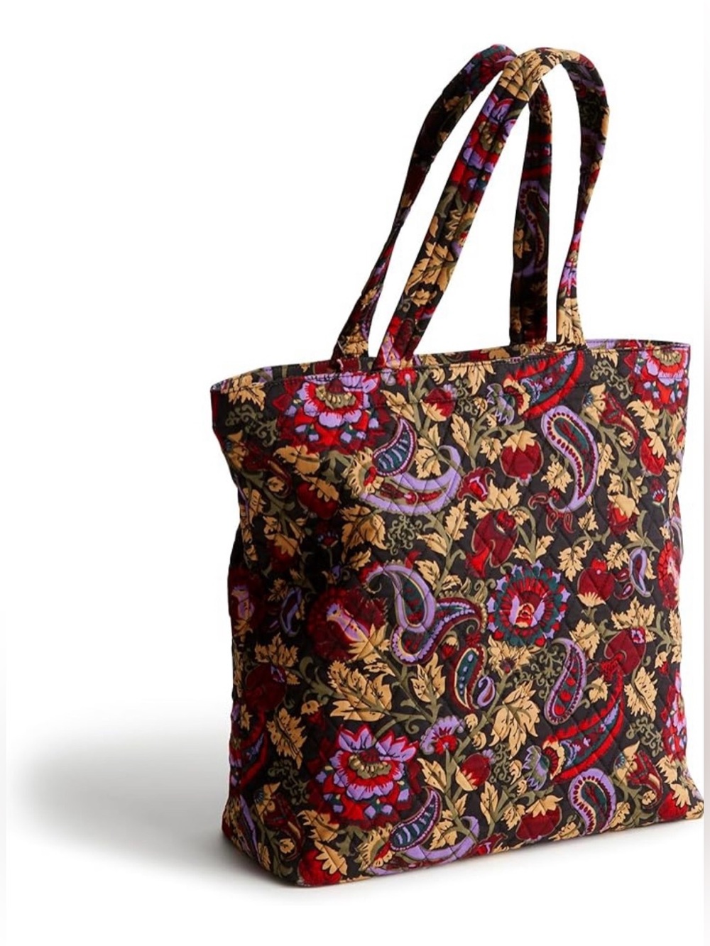 Vera Bradley Clermont Travel Tote. NWT Midnight Garden Paisley - Picture 4 of 8